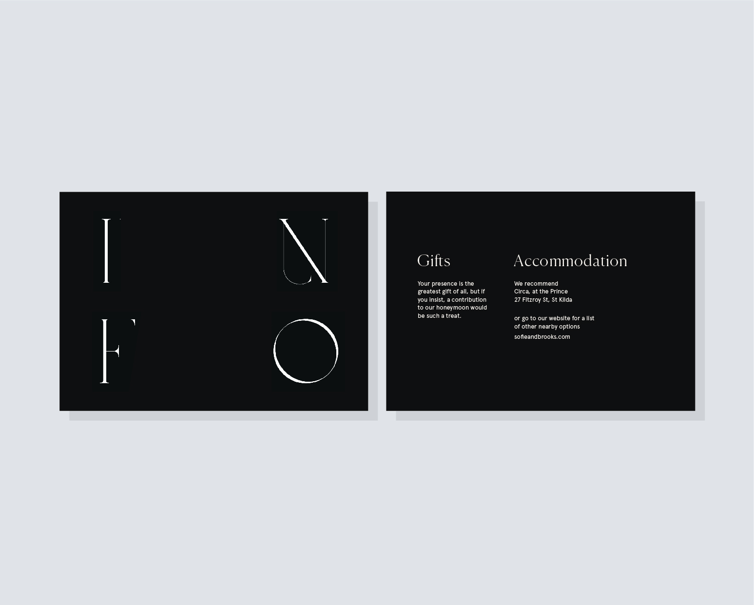 Information support card - A6