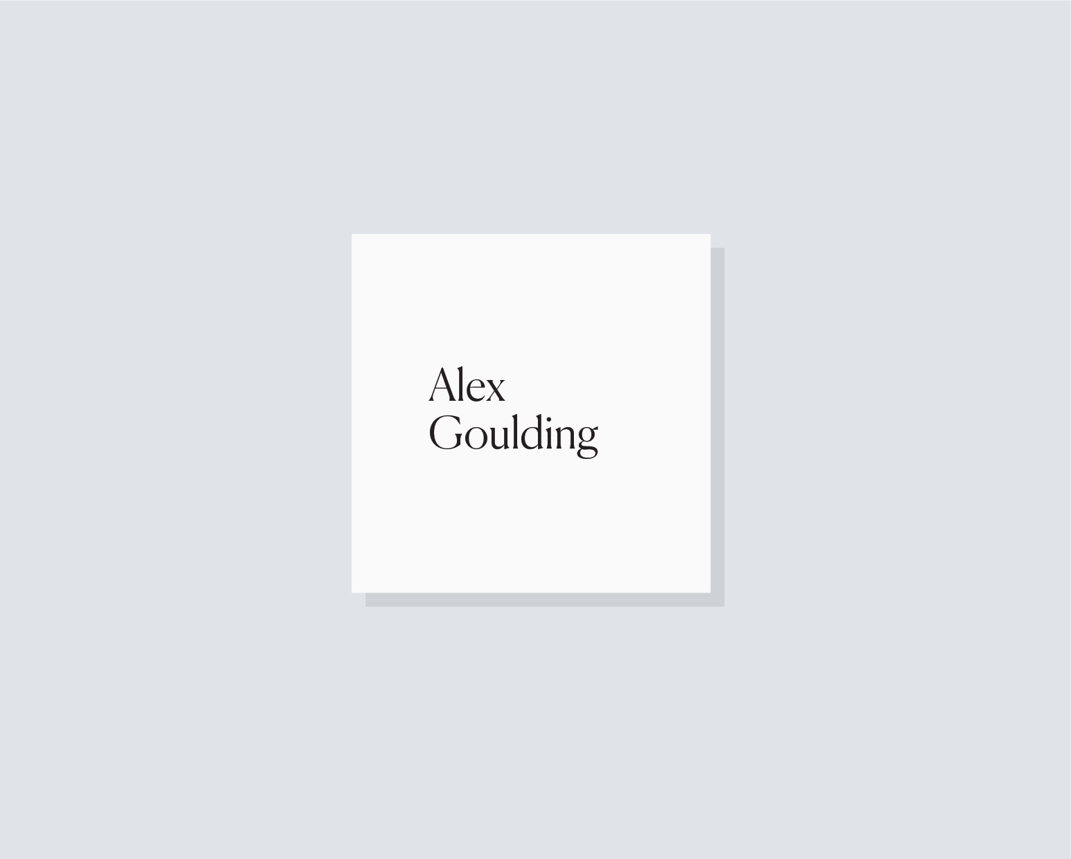 Place card 1 - square