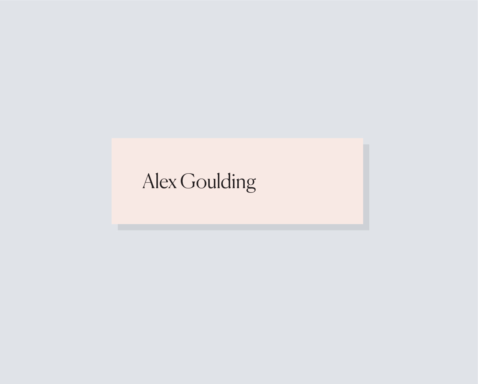 Place card 2 - tag