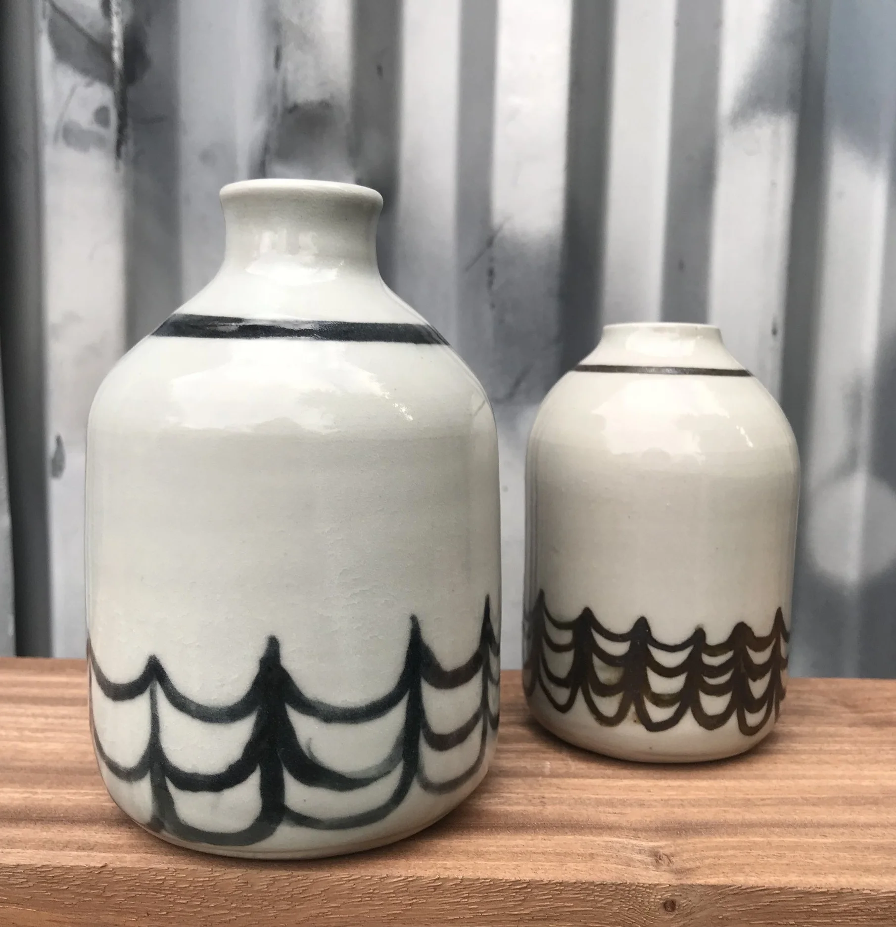 Rising Tide Bud Vases