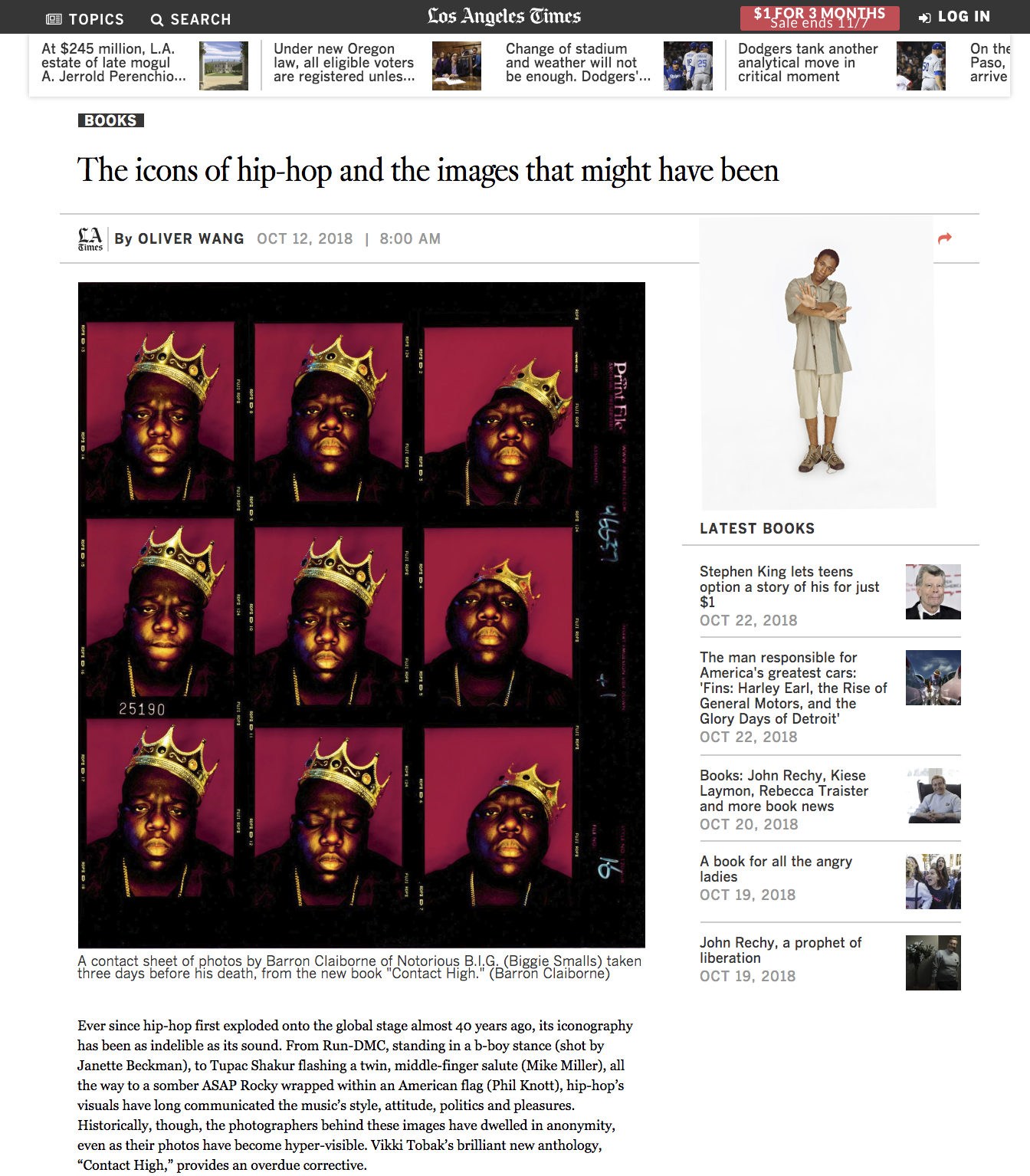 For including the story on my first shoot with Yasiin Bey aka Mos Def aka Dante Smith as featured in Contact High - The Book Full Story