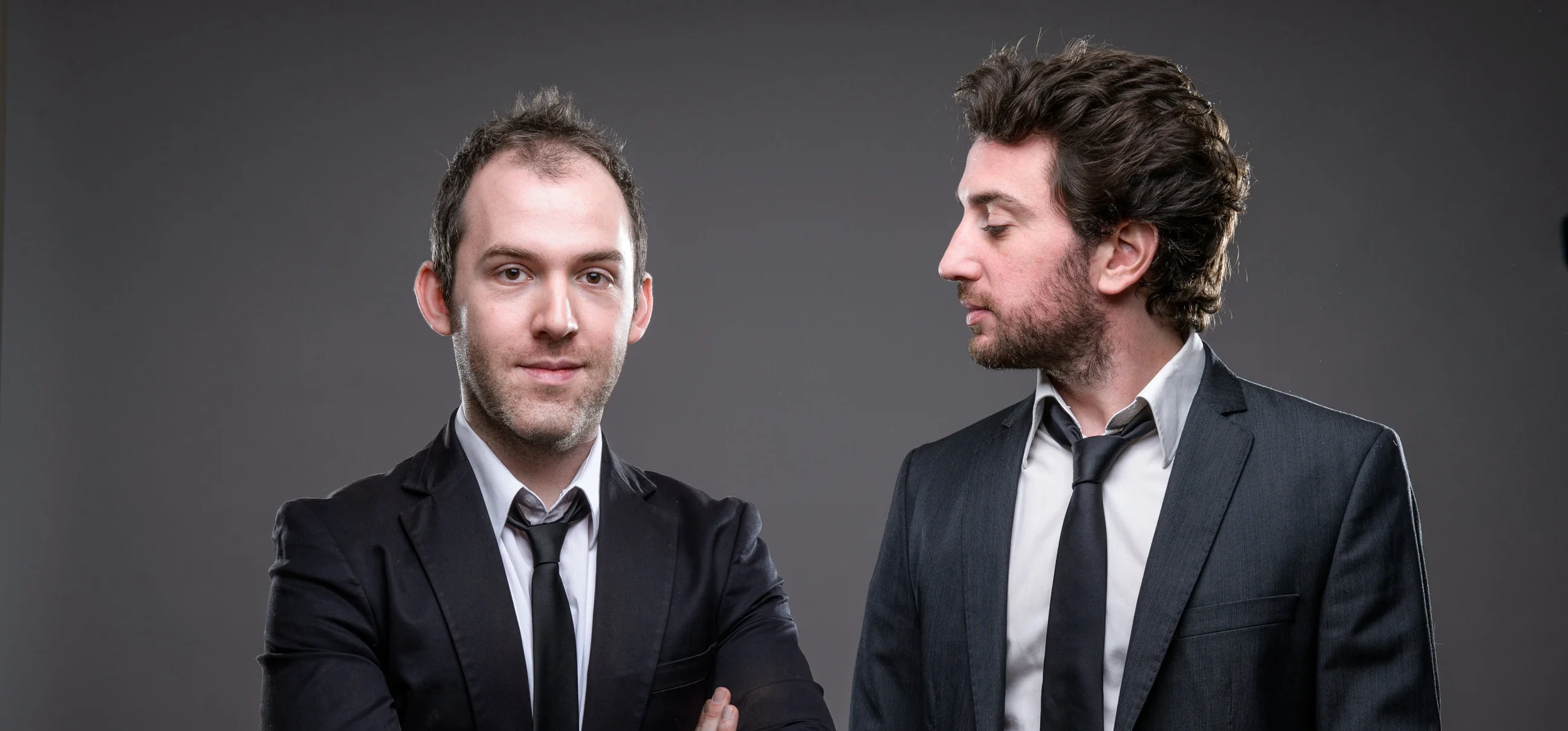 Un duo qui fontctionne - Rémy Berthier à gauche, Matthieu Villatelle à droite.