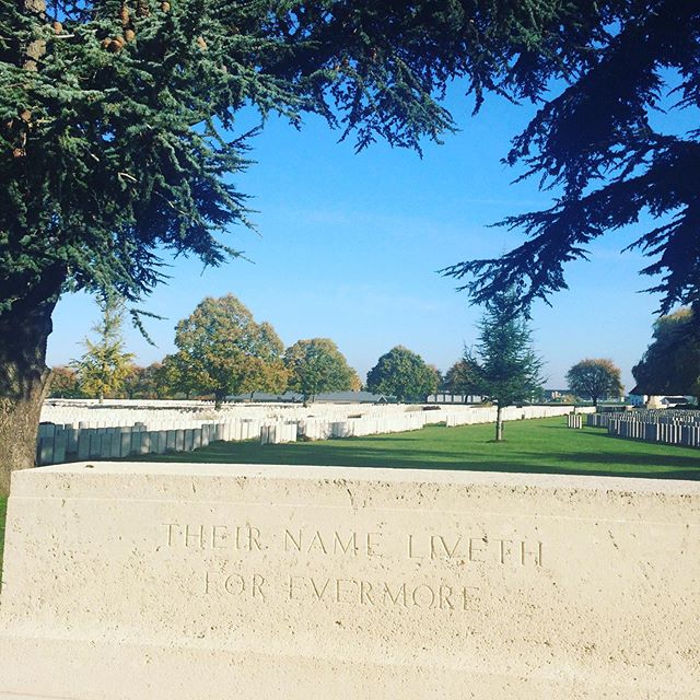 I couldn&rsquo;t very well spend remembrance weekend in Flanders and not go to a cemetery.