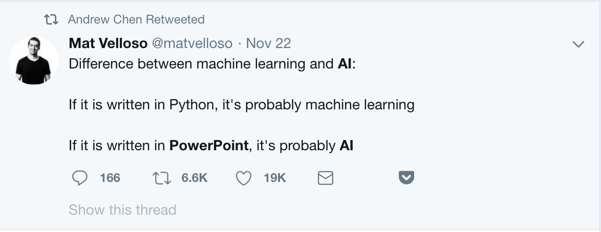 @matvelloso, telling it like it is