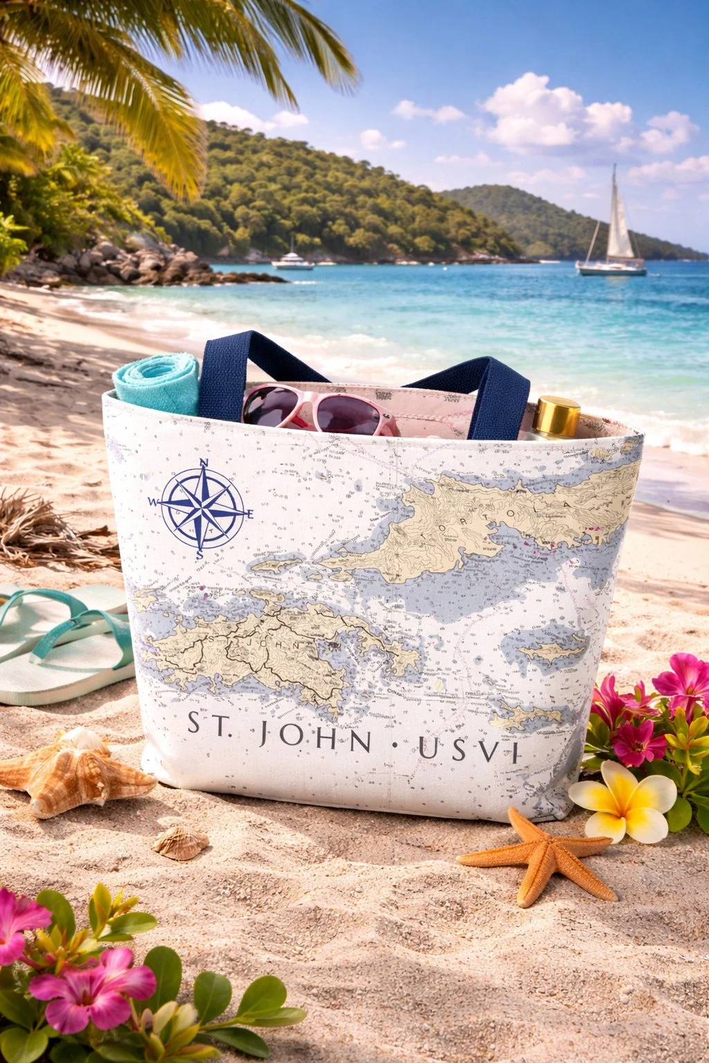 Tropical beach vibes with St. John tote-full-2.jpg