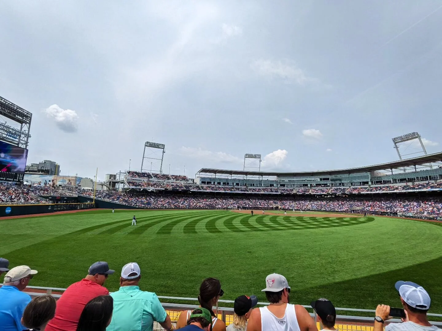 CWS 2023 Opening Game #tcu #oralroberts #wherearethebeavers #wherearetheducks