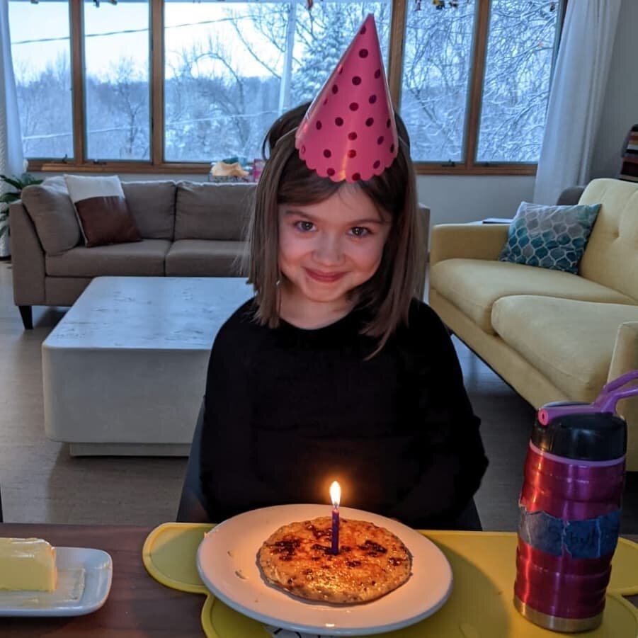 And just like that, she is now 7. Happy birthday Sibyl. #sibylsterling