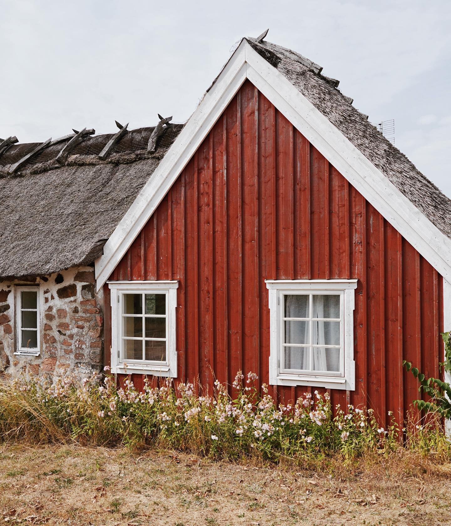 Forever in love with Swedish red houses ❤️🏠🌾