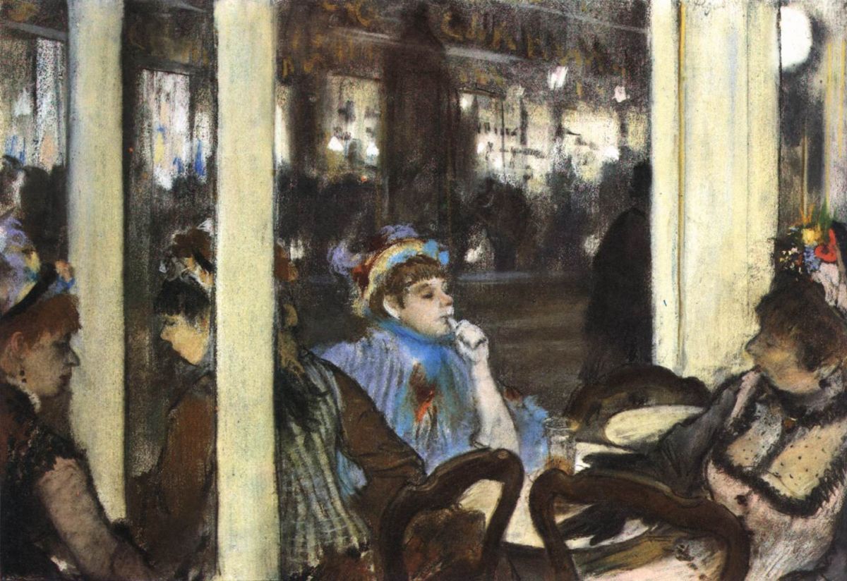 Edgar Degas - Women at the Terrace of a Café