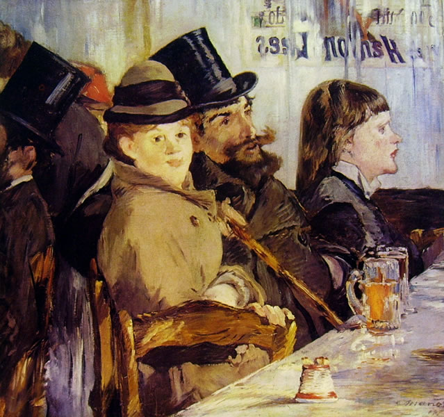 Manet - Al caffè