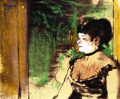 Edgar Degas - chanteuse de cafe concert