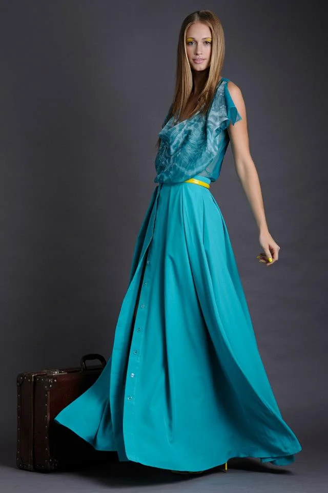 CANNES TOP / MONTREAL MAXI SKIRT