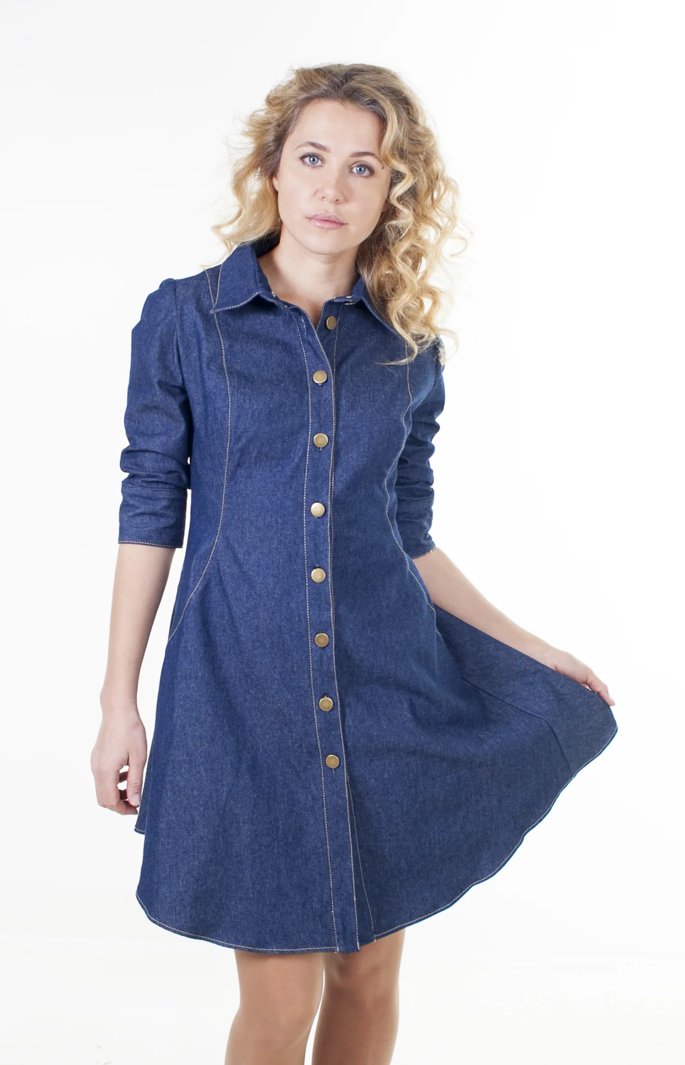Marina denim dress 