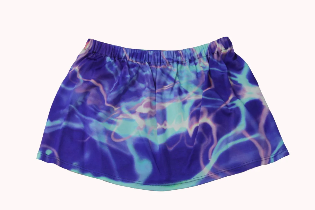 Short lightning skirt