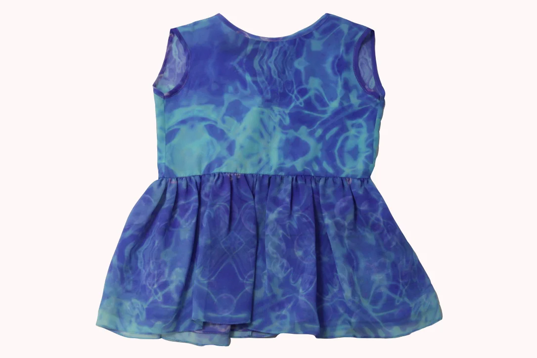 Silk lightning print