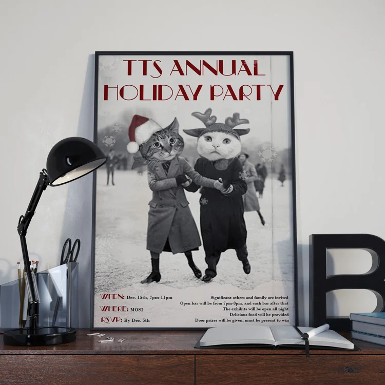 Holiday Party Poster Design