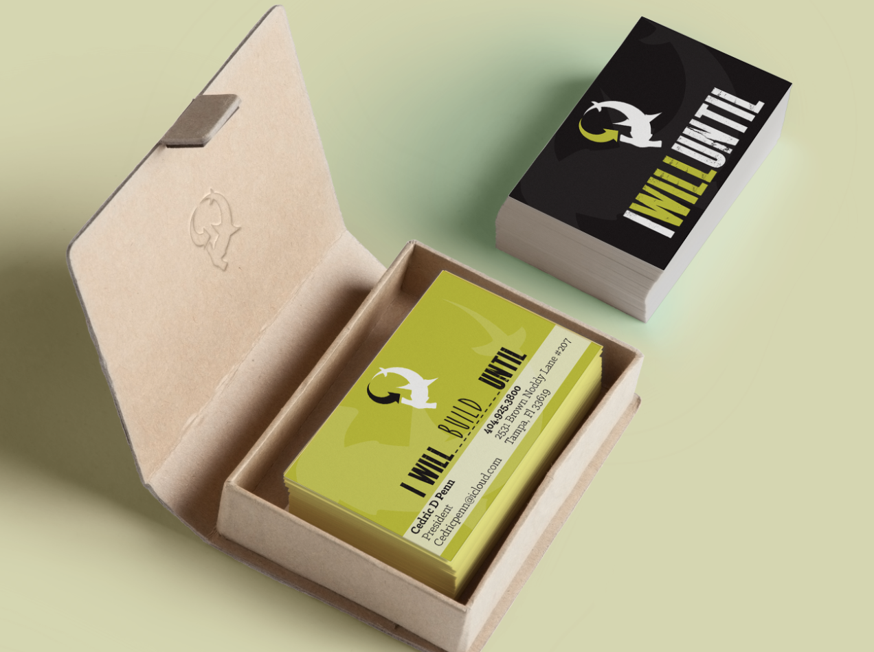I will Until Logo and Business Card Design
