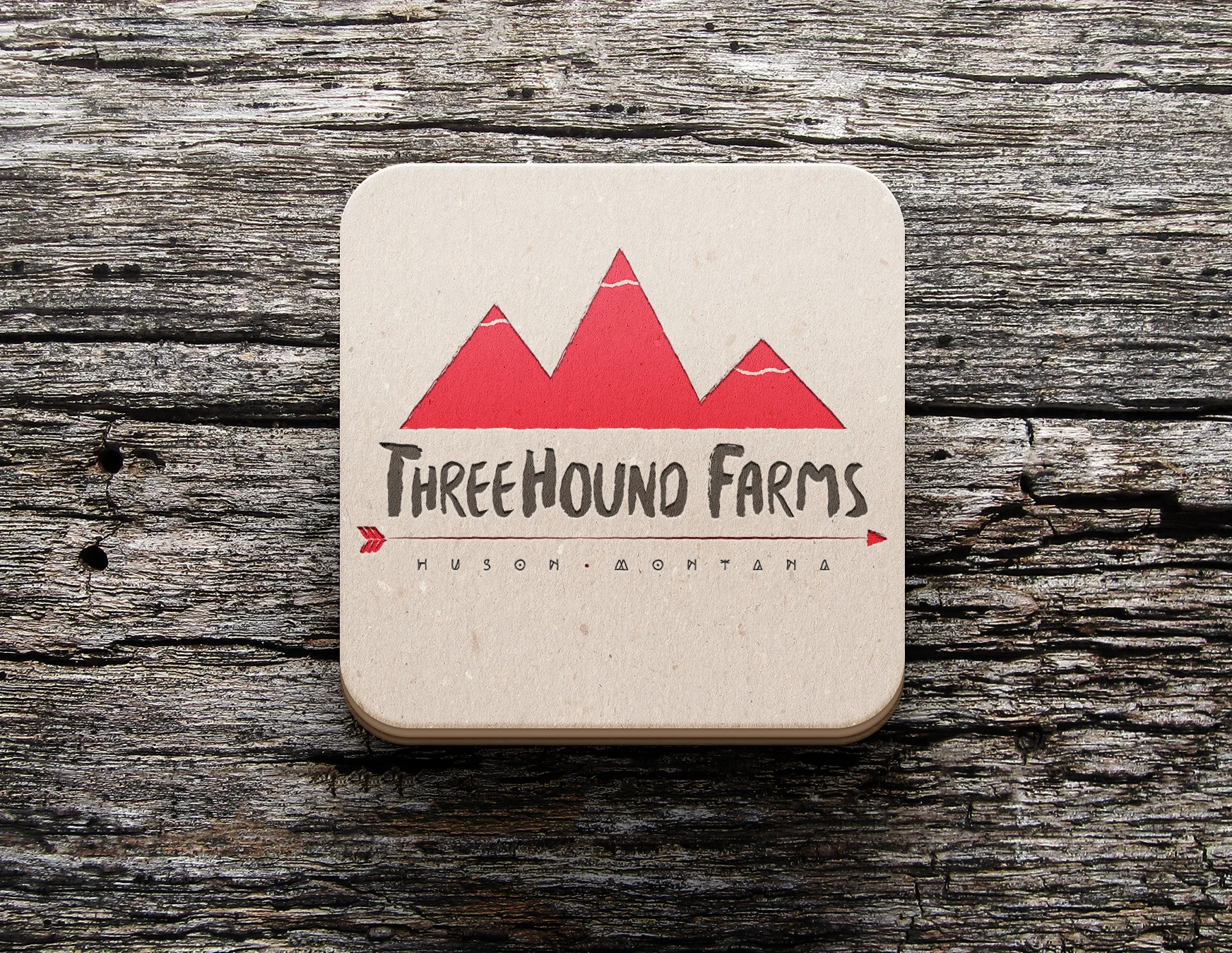 ThreeHound Farms Logo Design