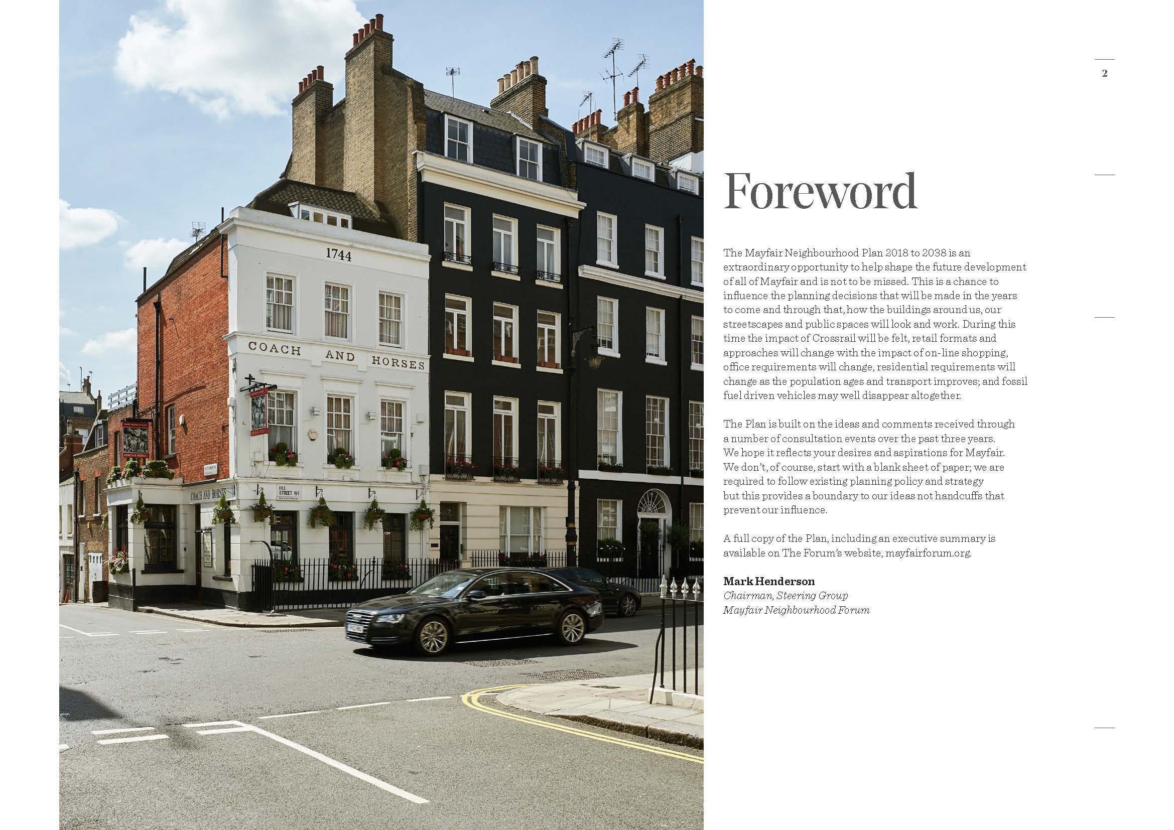    Neighbourhood Plan    - Mayfair, London UK  © HNNA Ltd 