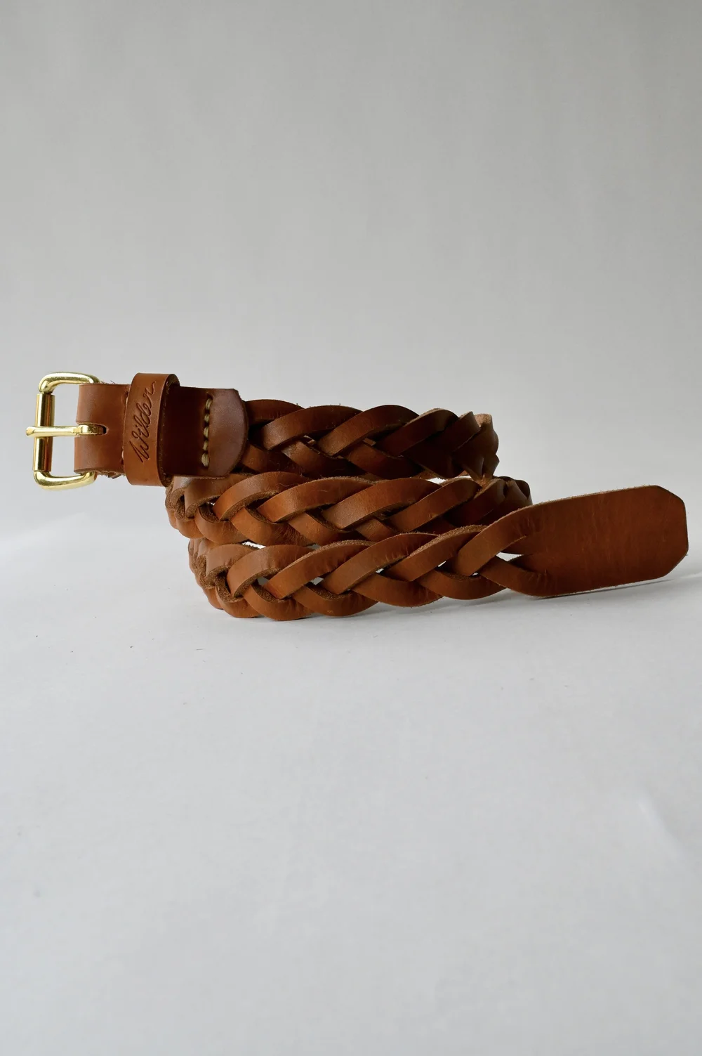 Braided Leather Belt — Wilder Goods - Handmade in Winnipeg display picture 3