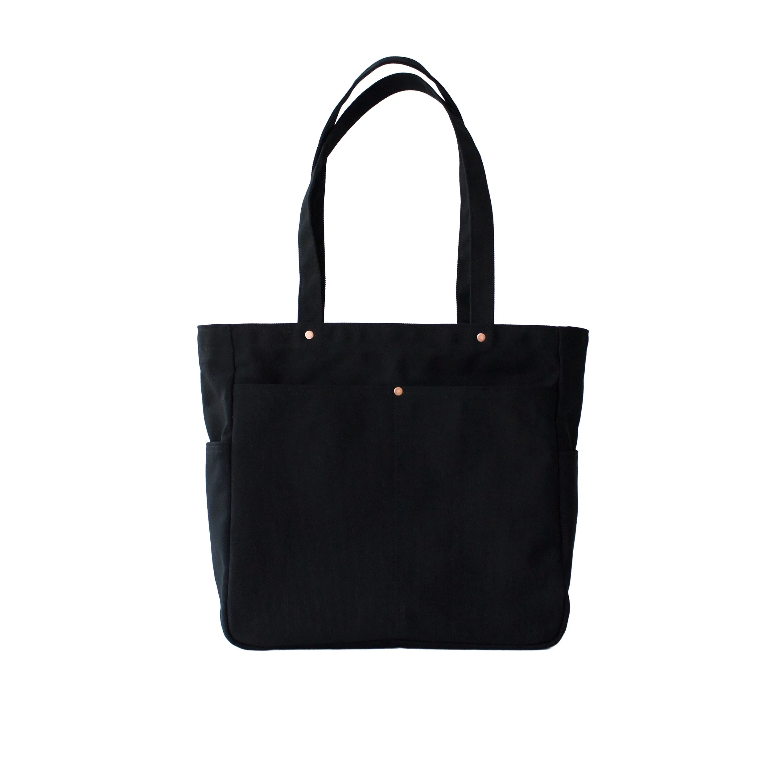 black_five_pocket_tote_canvas_handmade_back.jpg