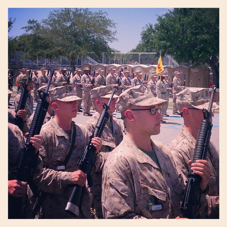  Marines in the making. 