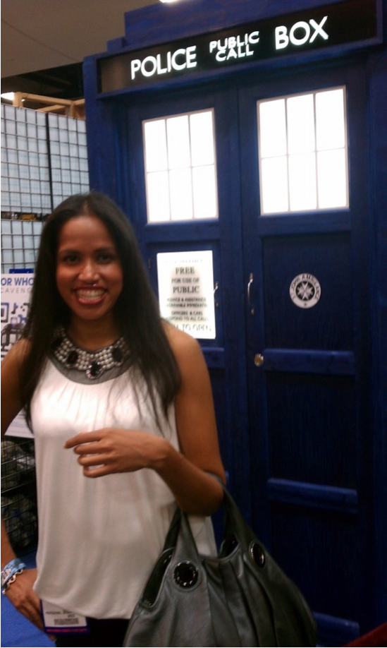  Visited the TARDIS! (And geeked out, clearly.) 