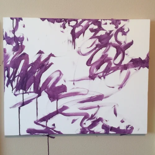 Another painting started before I called it a day