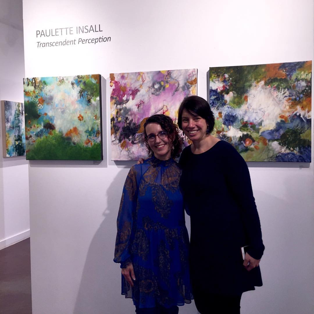 Me with gallery owner Jennifer Pepin