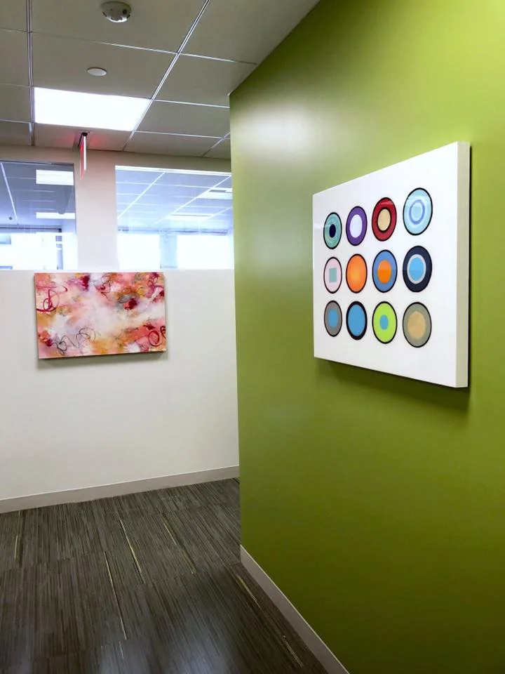 Artwork Install at Memorial Sloan Kettering in Manhattan, New York