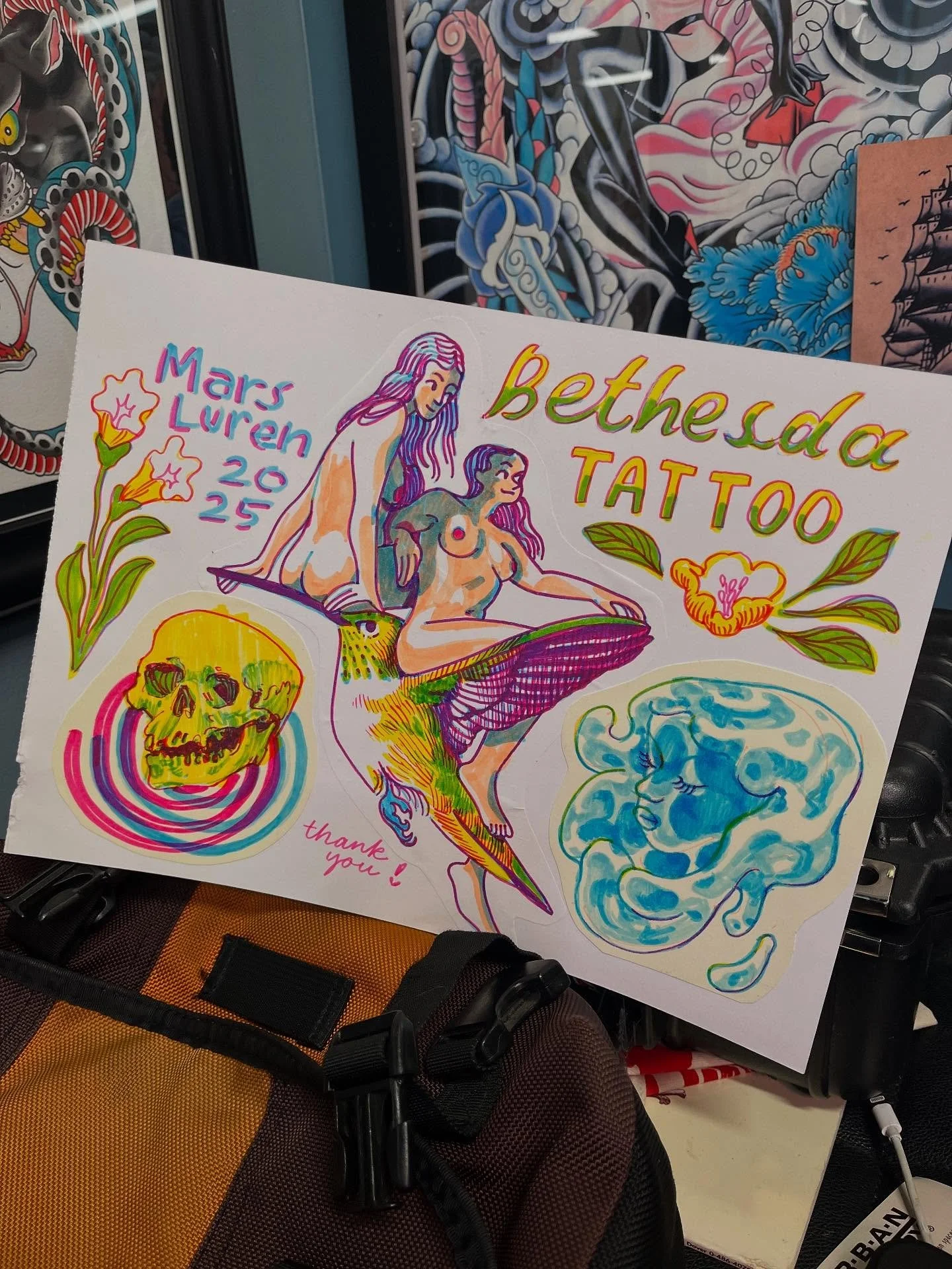 Having @marsontheinternet in the shop was great! They really bring the good vibes into the space. Check out their work. Continuously carving their own path in all things art. Moises them? Well, you’re in luck. Mars will be back in the middle of