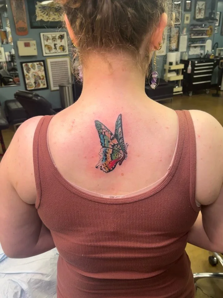 Making them as vibrant and sharp as we can. Always. Tattoo by James. #bethesdatattoo #customtattoo #customtattooartist #dctattooartist #dctattoo #dmvtattooartist #marylandtattoostudio #mdtattooartist #ladytattooers #femaletattooartist #northeasternta