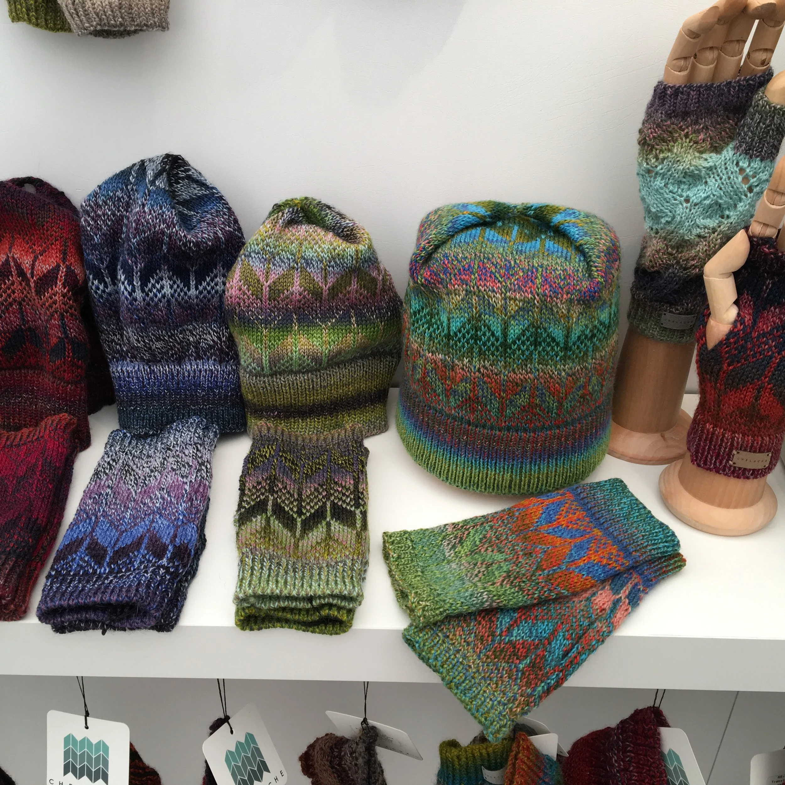 CHELACHE Logo Fairisle Hats & Handwarmers
