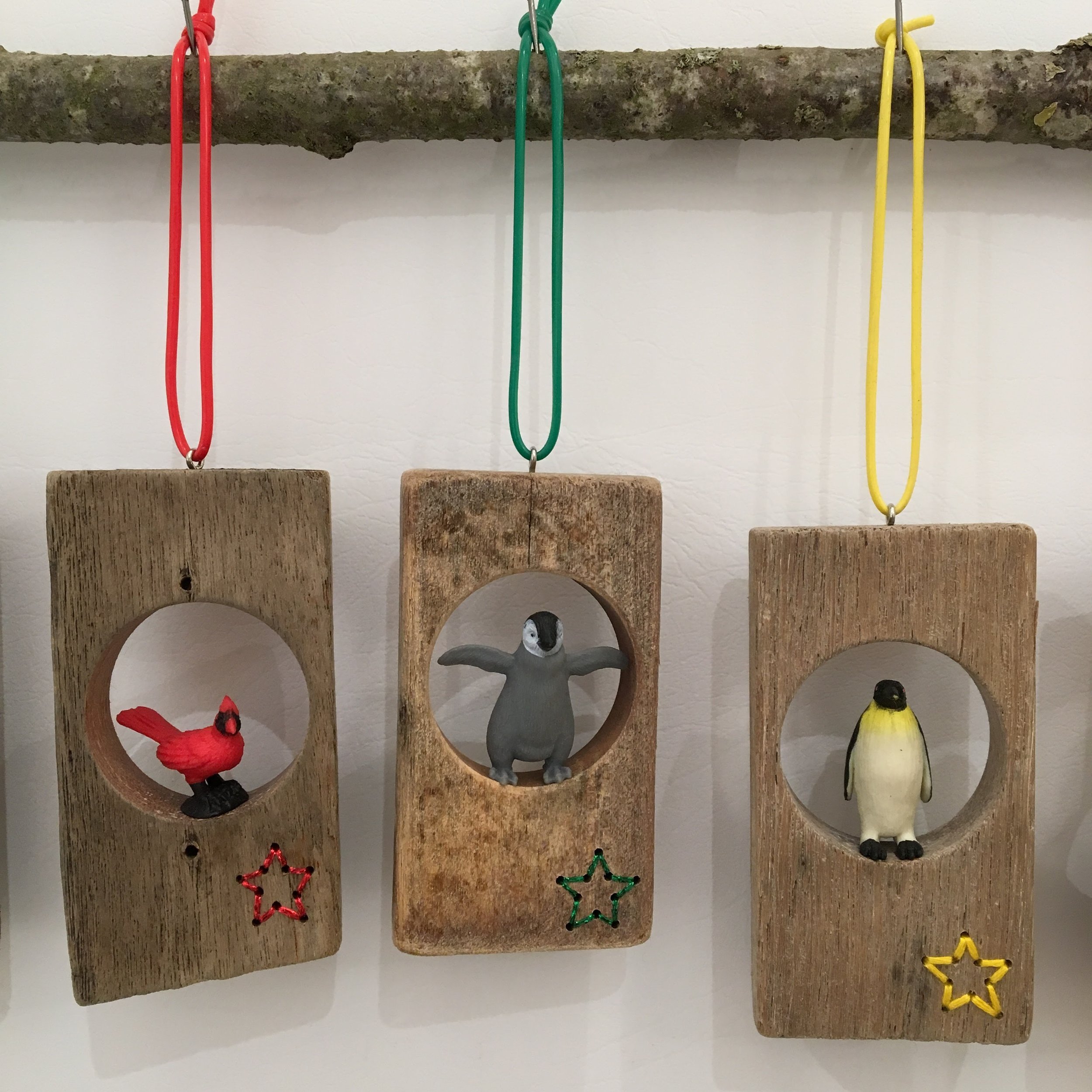 Tree decorations by artist Ella Robinson