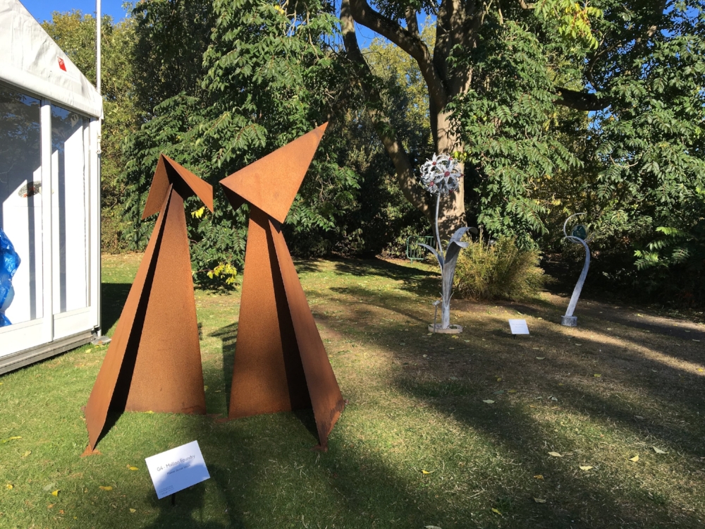 Garden sculptures by Handmade at Kew exhibitors