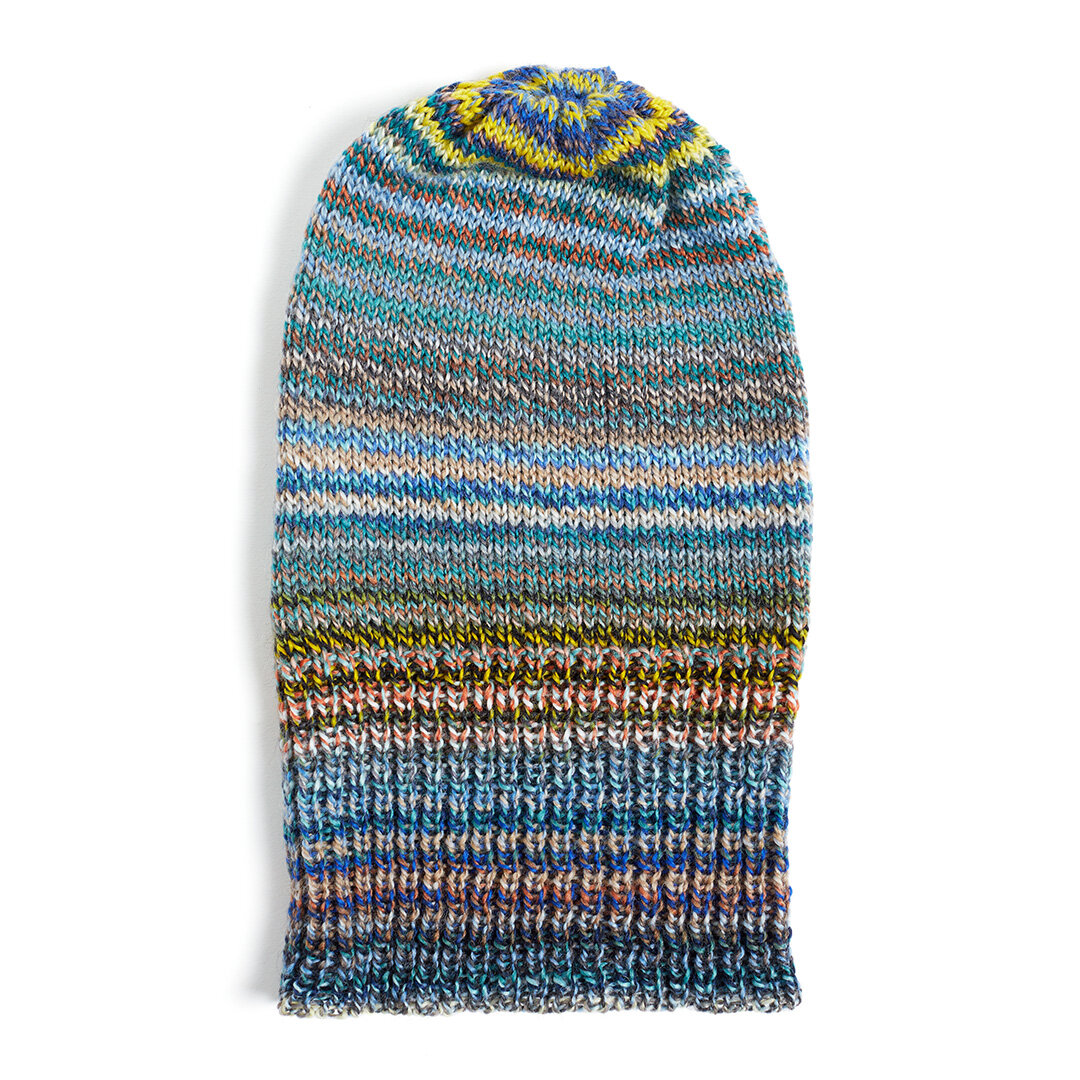 Striped Knitted Beanie Hats