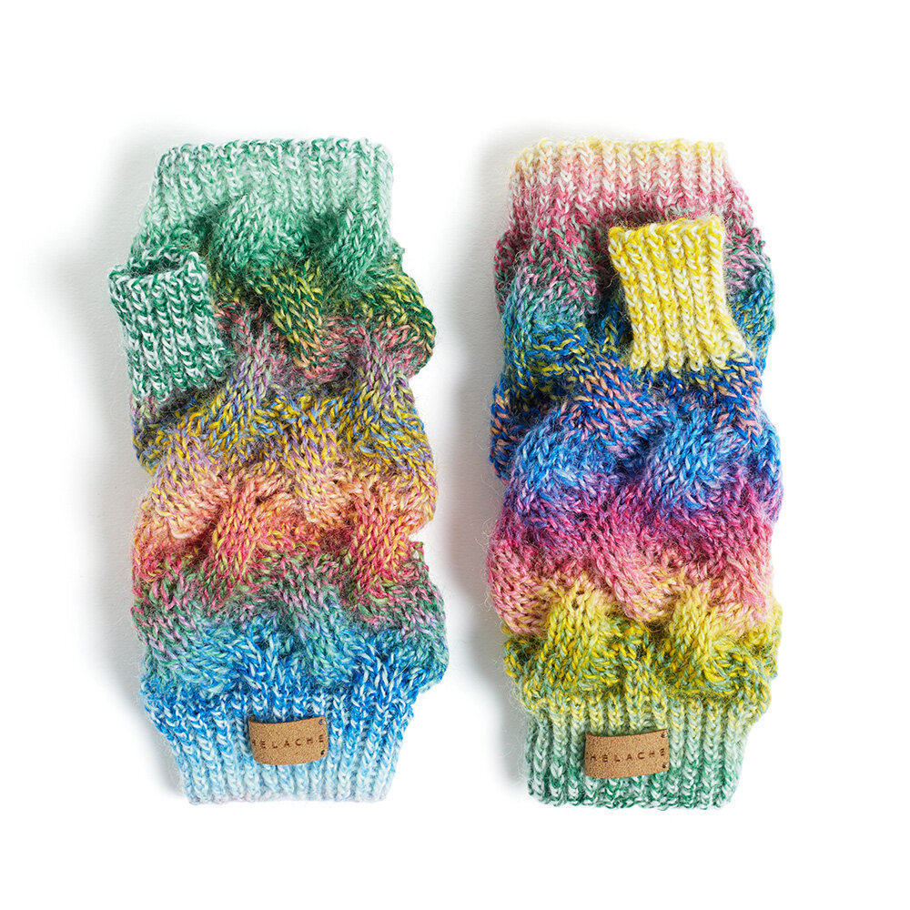 Hand Knitted Hackney Hand-warmers