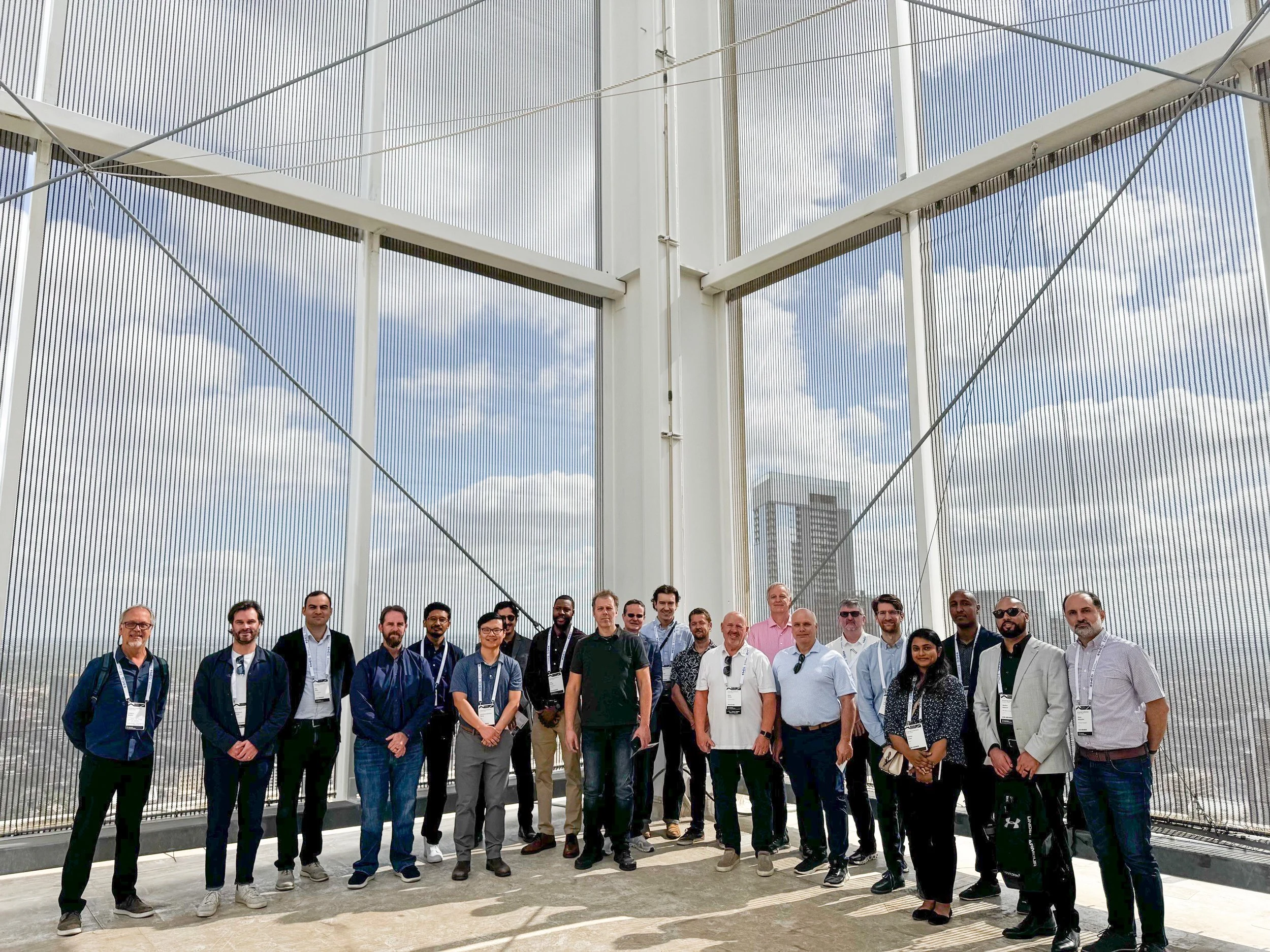 The Independent tour concluded on the roof of the tower