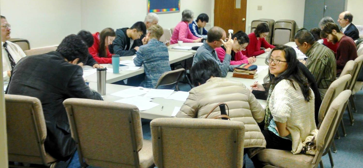 English classes are hosted weekly to foster conversation & comprehension skills. (See below.)