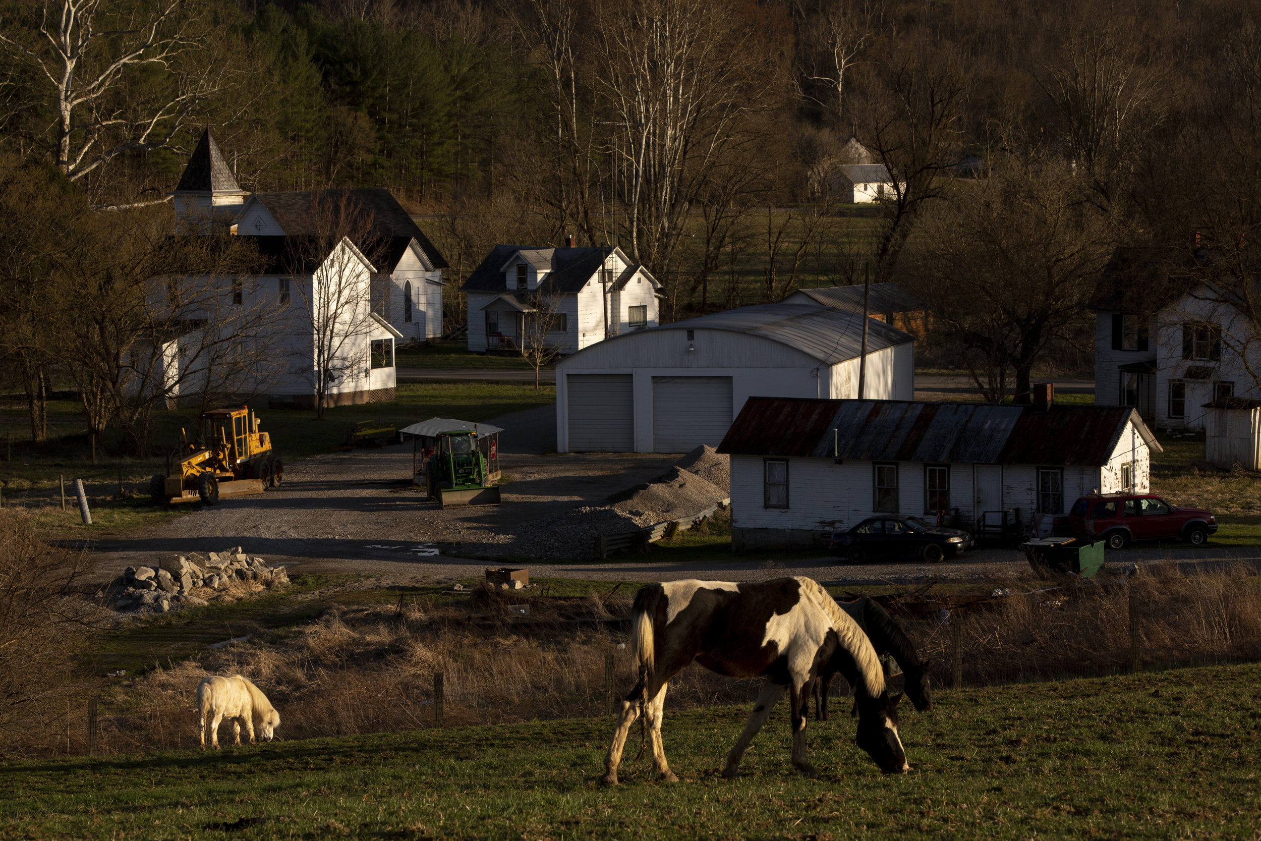  The heart of Sharpsburg stretching along Joy Road is still referred to as “the village” by locals, though only four of its homes remain occupied. Aside from a lack of industry, major flooding since 1998 has also pushed long-time residents out of Sha