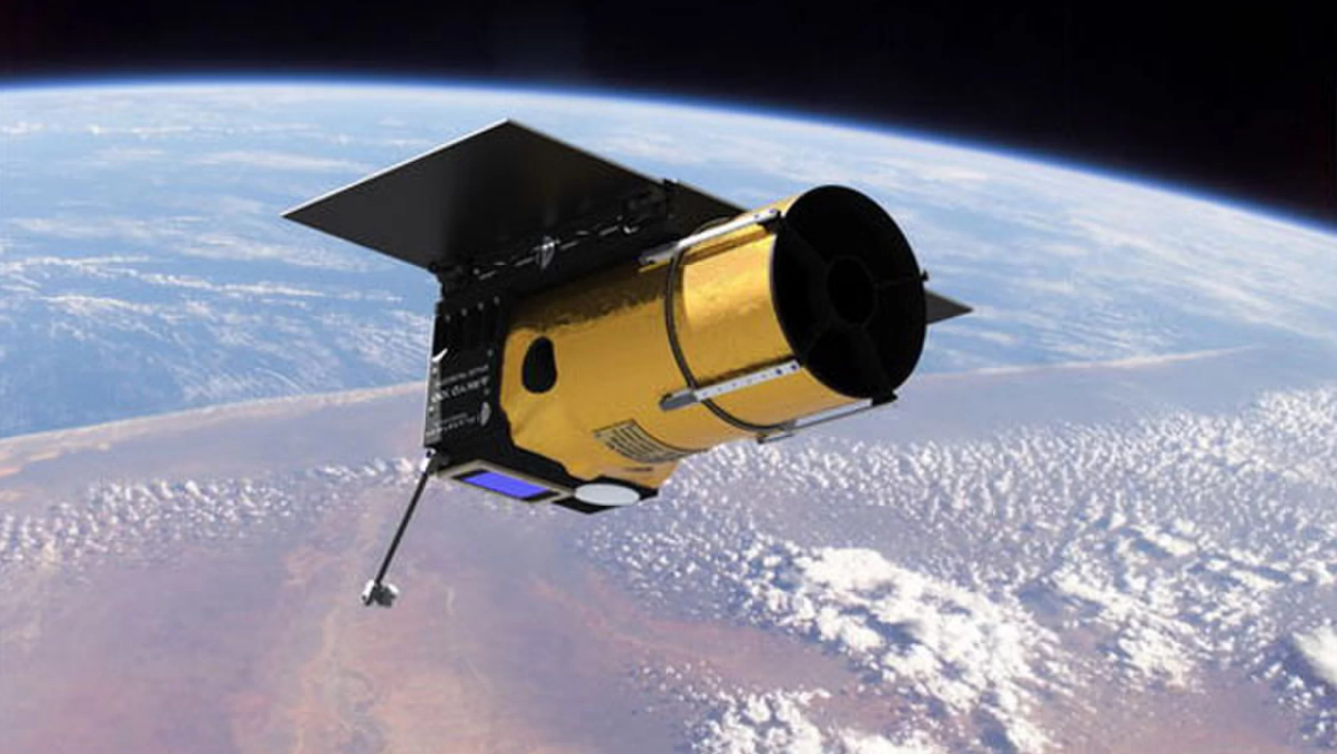 Dr. Peter Diamandis and Bodo Hoenen at the kickoff event for the Arkyd space telescope, built by Planetary Resources.
