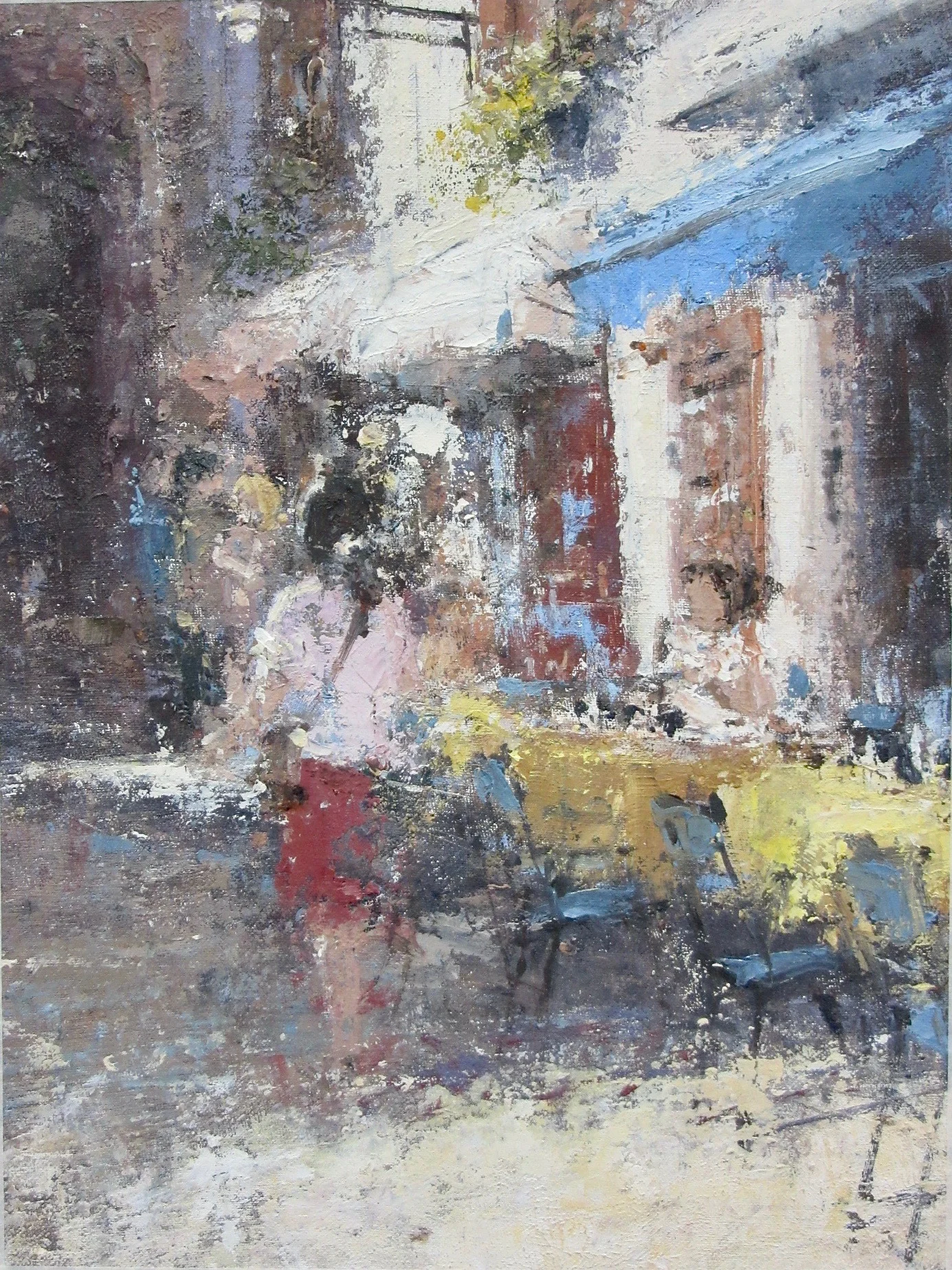 Pavement Cafe Malcesine Italy - SOLD