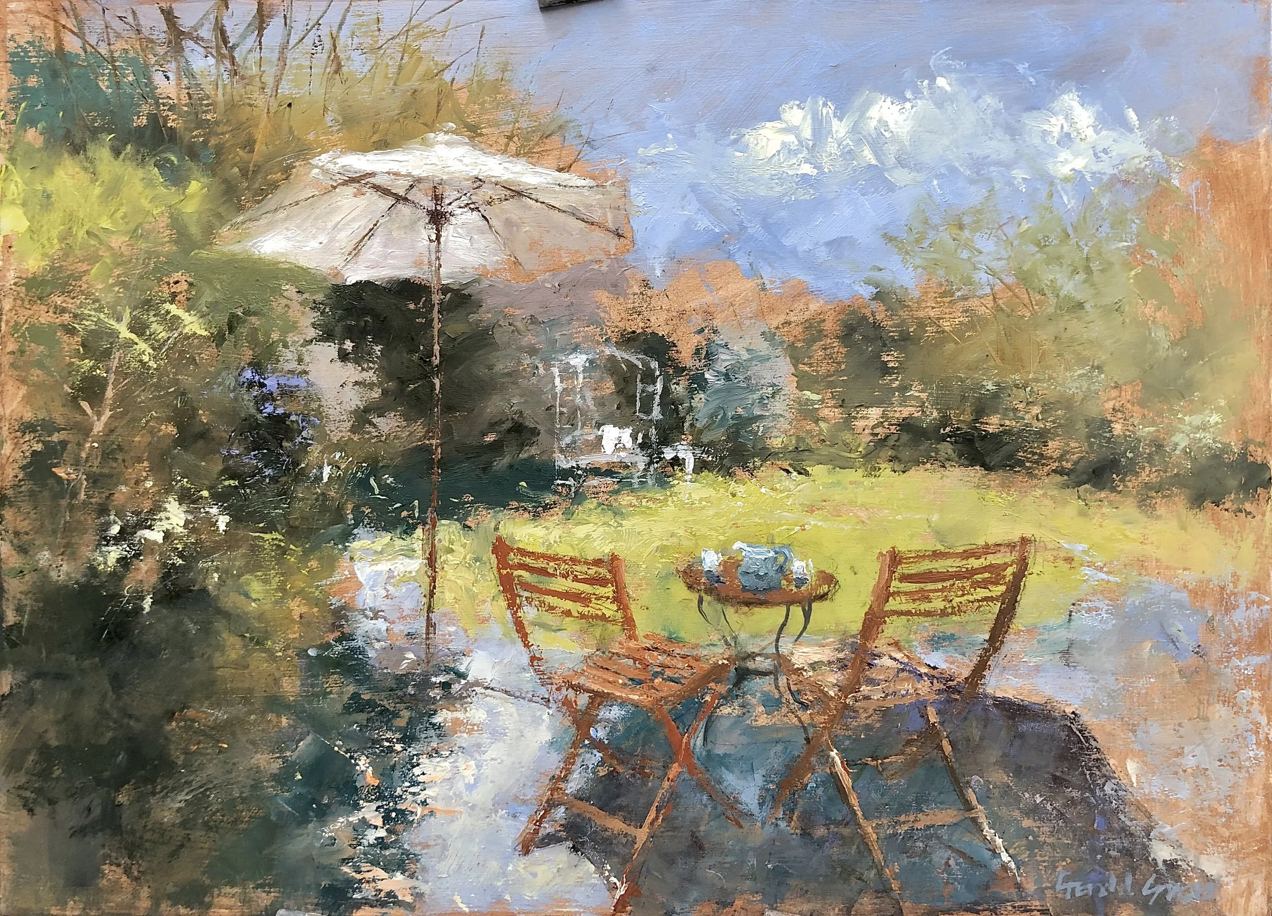 Garden Shade: 12 x 16 1/2 in: £1150