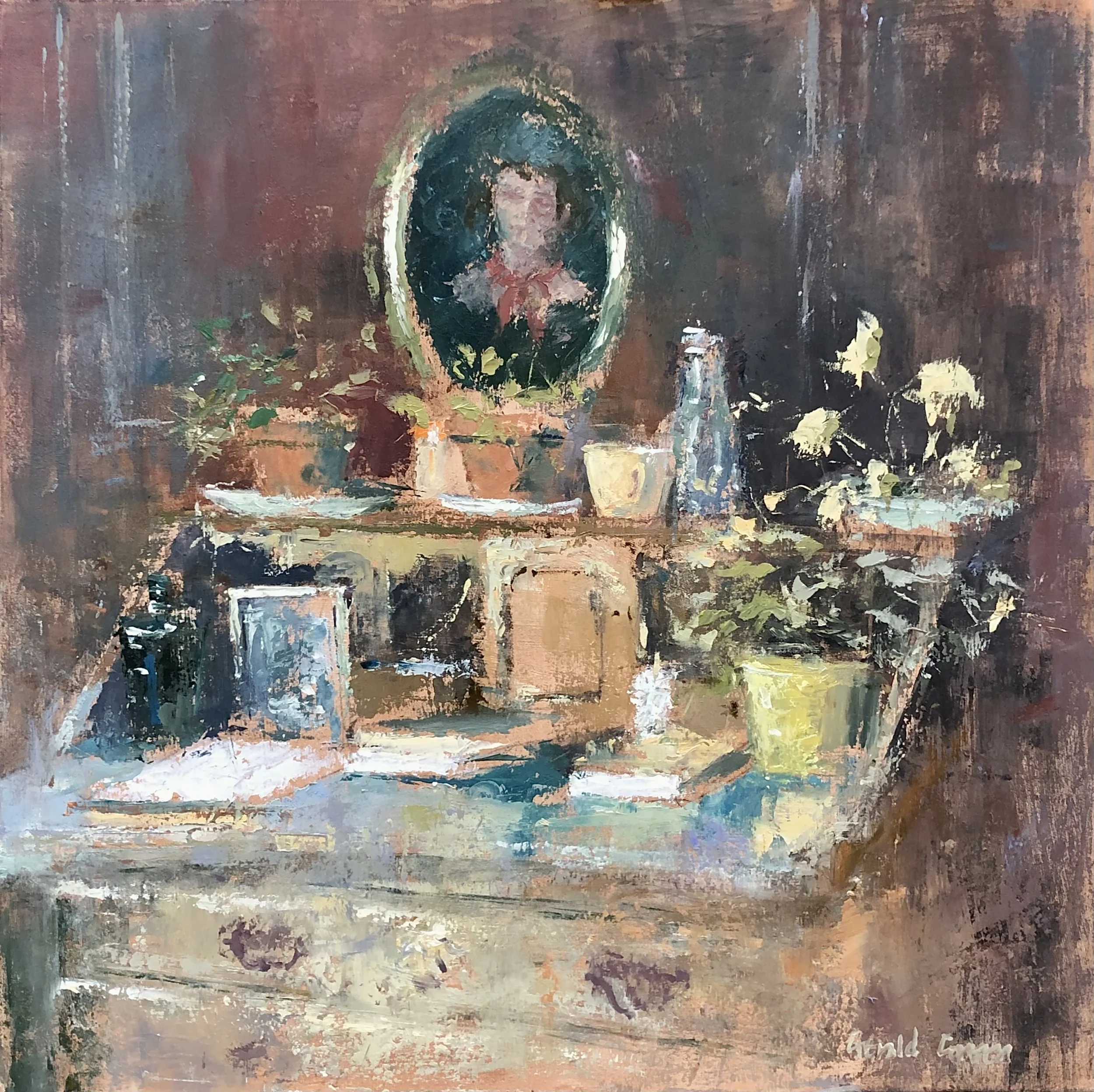 Faded Bureau: 16 x 16 in: £1450