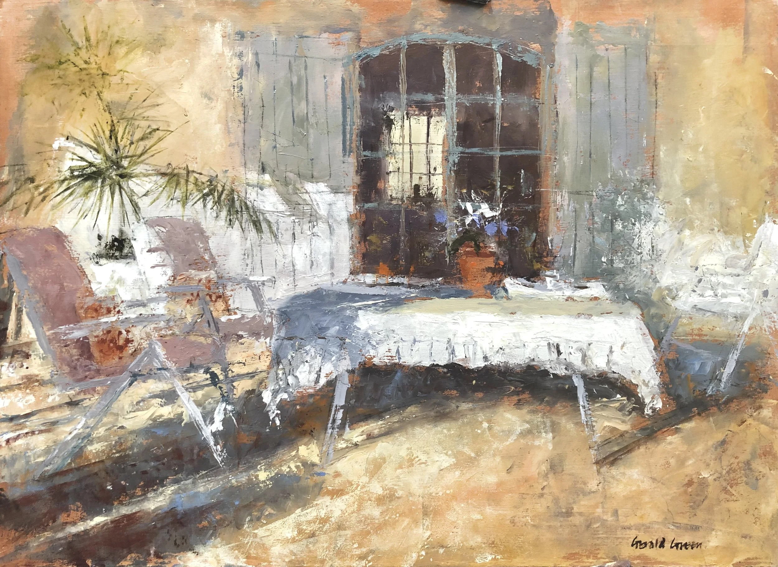 The Red Vase: 12 x 16 1/2 in: £1150