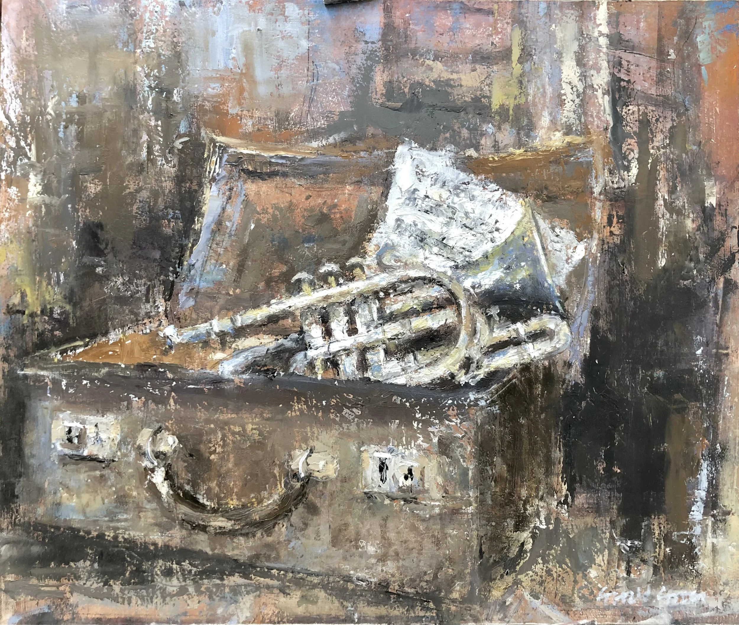 Forgotten Cornet: 12 x 14 1/4 in: £1150