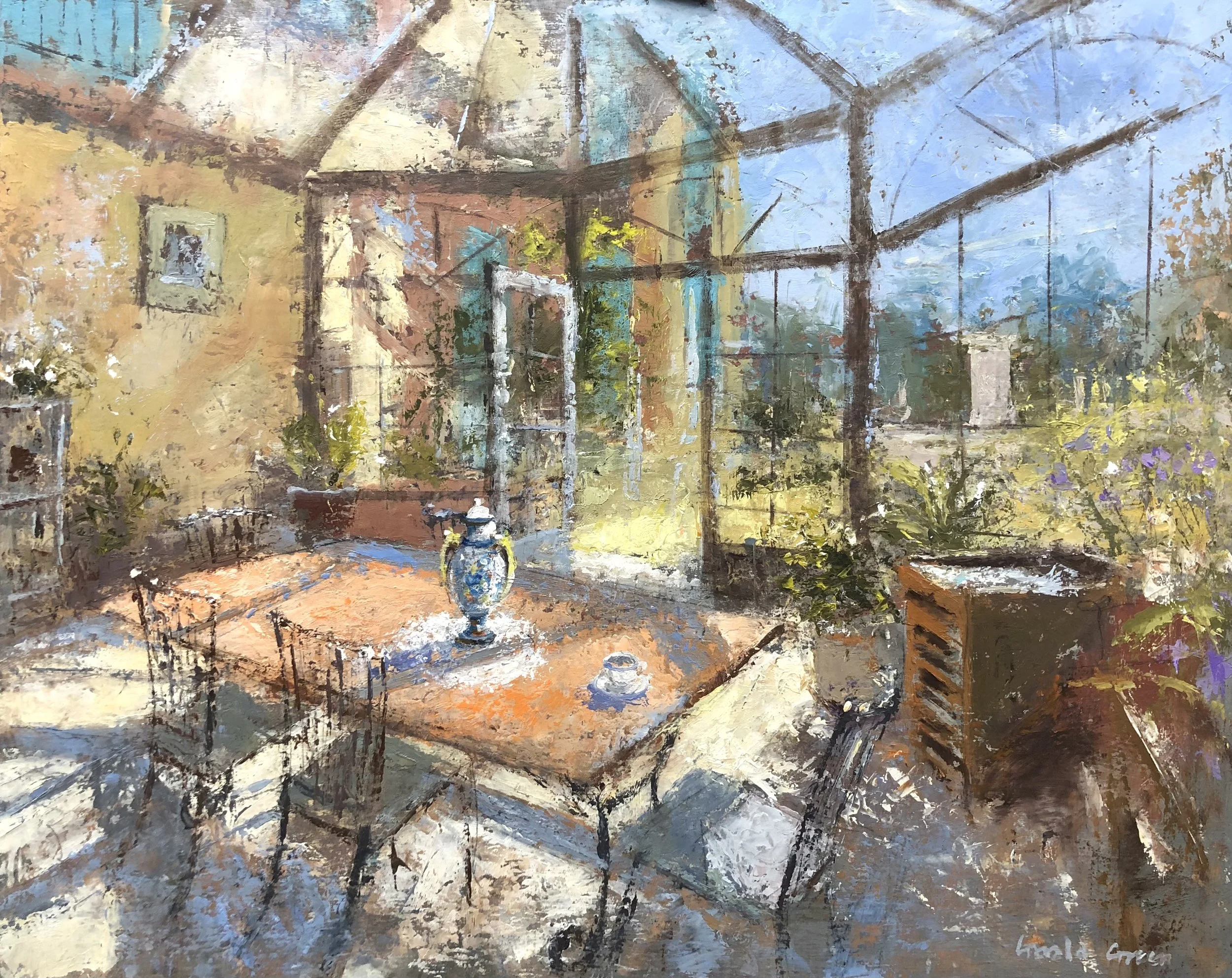 Sunlit Haven: 16 x 20 in: SOLD