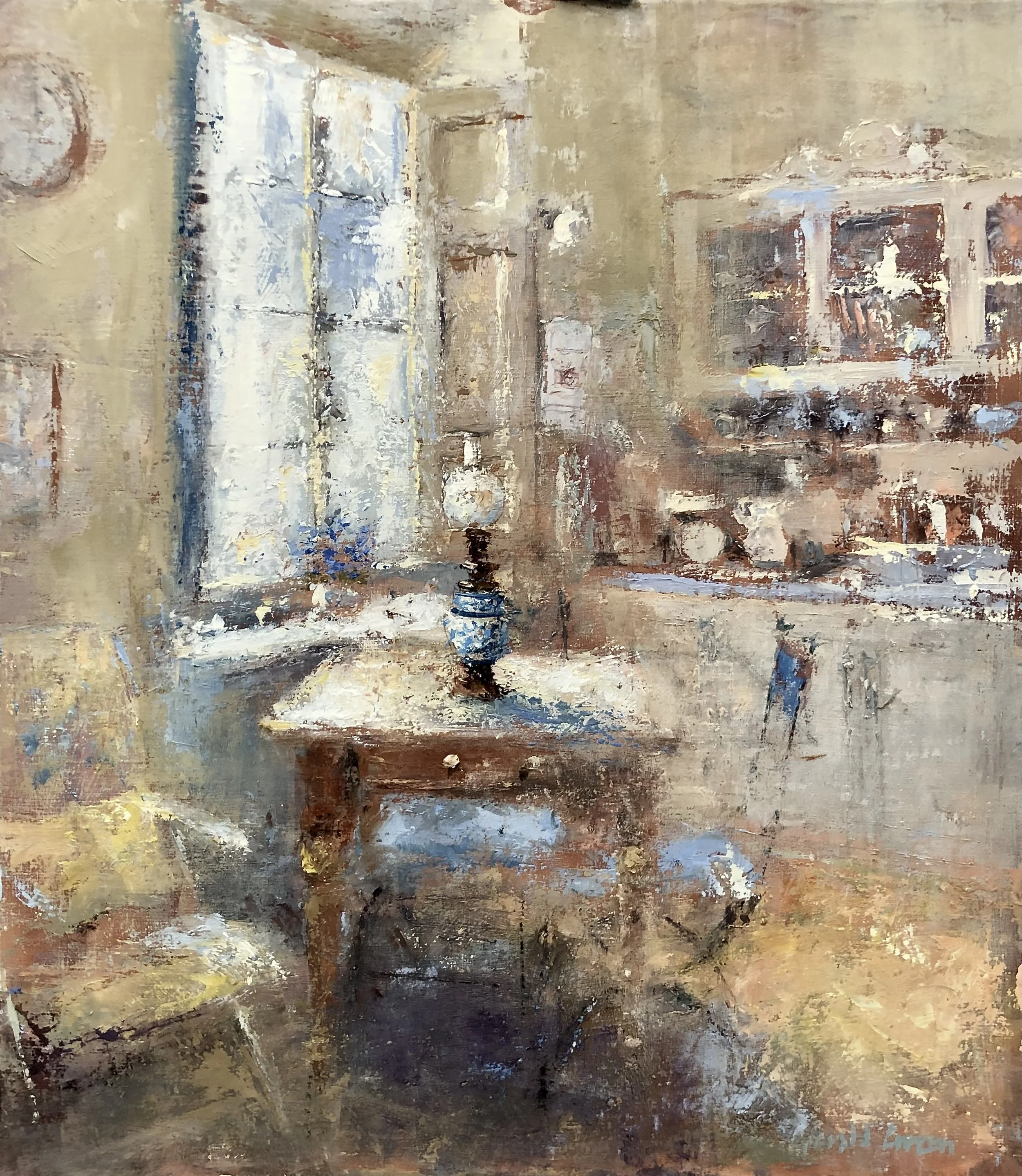 The Hurricane Lamp: 16 x 14 in: £1300
