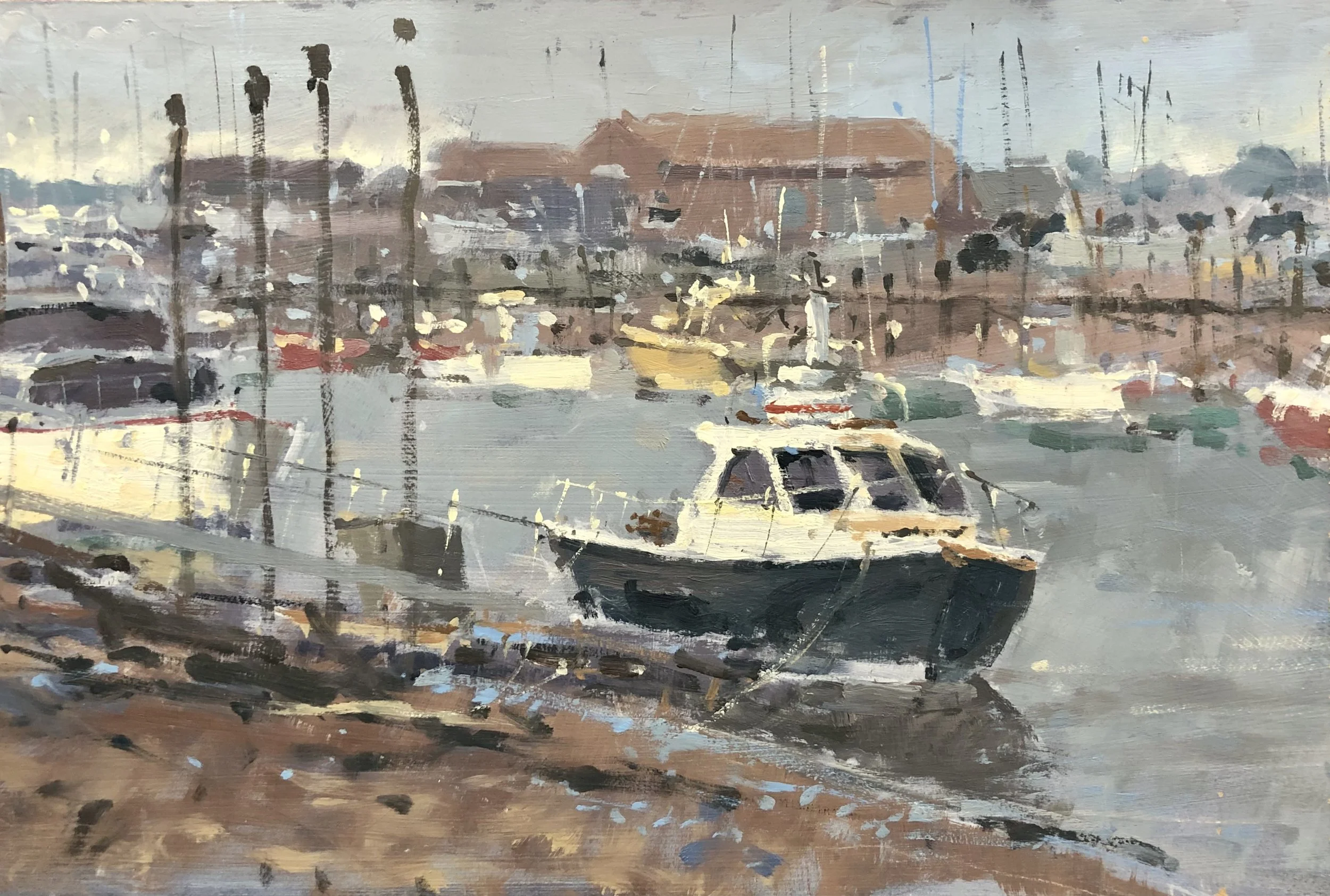 Along the Quay at Walberswick Suffolk