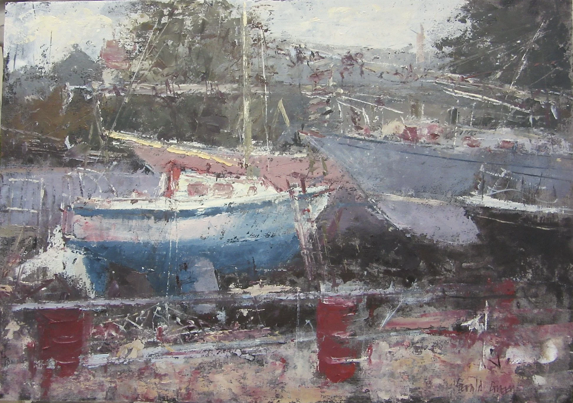 Pin Mill Boat Yard Suffolk